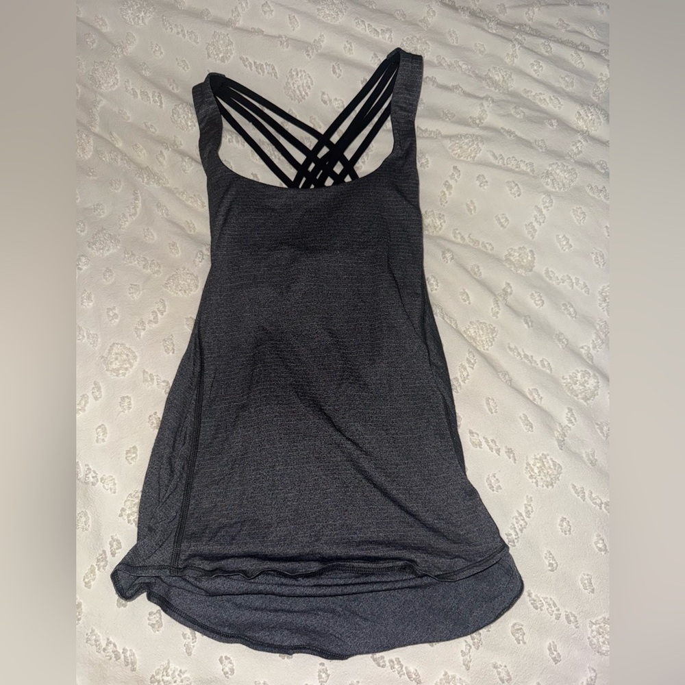 LULULEMON Women's Black Strappy Top